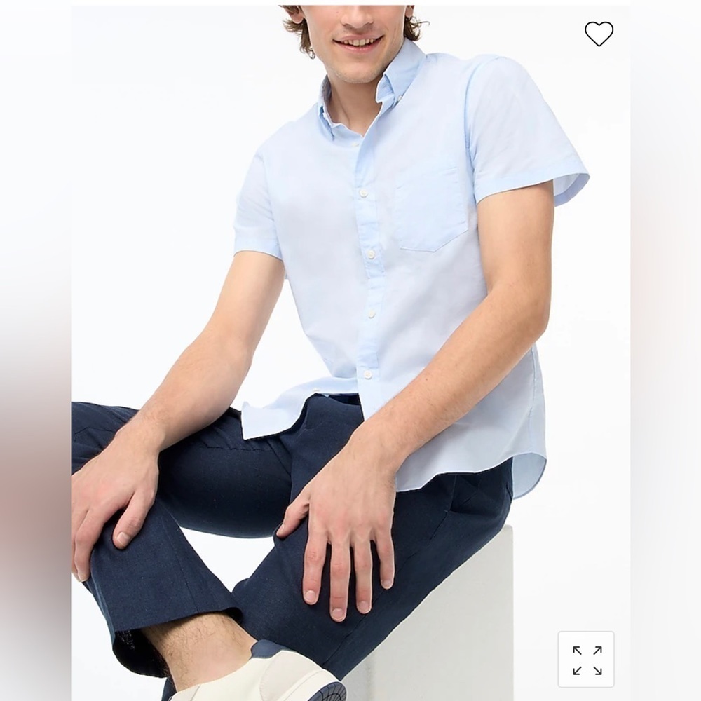Men’s J.Crew Slim Short-Sleeve Flex Performance Shirt
